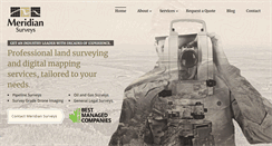 Desktop Screenshot of meridiansurveys.ca